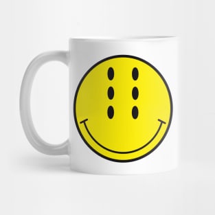 Six-Eyed Smiley Face Mug